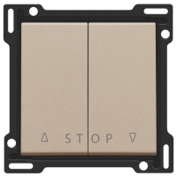 Niko Шампань Накладка на выключатель для жалюзи, 157-65918