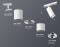 Трековый акцентный светильник однофазный MR16 GU5.3, AMBRELLA LIGHT, XT7401081