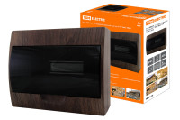 Бокс ЩРН-П-12 модулей навесной пластик IP41 "Эко" (бук) TDM Electric, SQ0901-0023