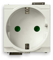 Vimar Розетка 2P+T 16A немецкий стандарт, белая, 17038.B