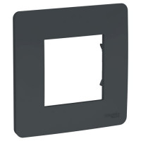 Unica Studio Рамка 1-ная, антрацит