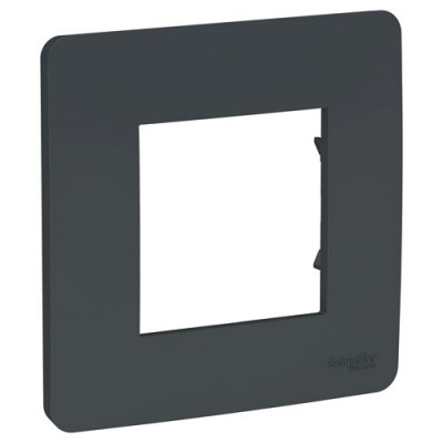 Unica Studio Рамка 1-ная, антрацит