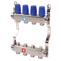 Коллектор без расходомеров, 4 выхода, MS.404.06
