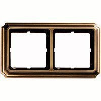 Antique Рамка 2-ная, античн. латунь (max 360)