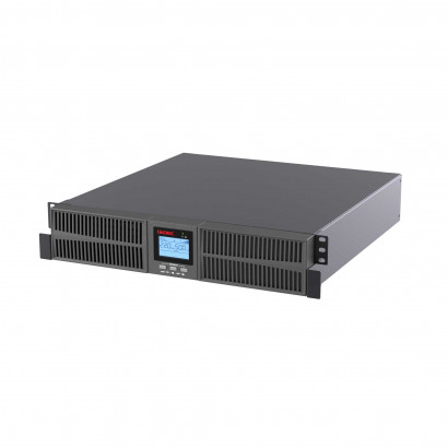 Онлайн ИБП ДКС серии Small Rackmount, 2000 ВА/1800 Вт, 1/1, 8xIEC C13, EPO, USB, RS-232, Rack 2U, з/у 6А, без АКБ, SMALLR2A0PI