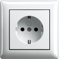 Gira Розетка 2к+з, глянцевый белый, серия Standard Gira Розетка 2к+з, глянцевый белый, серия Standard
