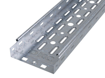 ДКС Лоток перф 100х80 L 3000 толщ 1 мм, нерж (упак. 3М), 3530210INOX