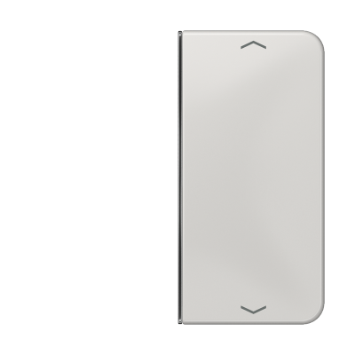 клавиша с символом для 2-клавишного пульта KNX, светло-серая, для серии CD, CD402TSAPLG