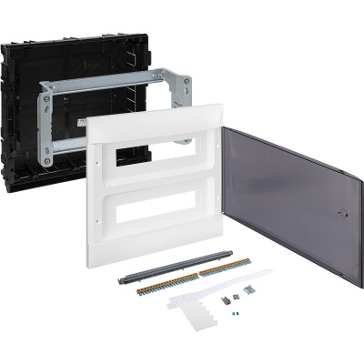 Legrand Practibox S Пластиковый щиток Встраиваемый 2X18 Дымчатая дверь, 137557