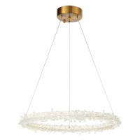 ST LUCE SL6105.203.01 Люстра подвесная ST-Luce Золотистый/Прозрачный LED 1*58W 3000 - 6500K