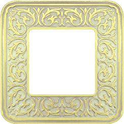 FD01371OP Fede Emporio Рамка 1-ная, Gold White Patina