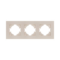 Рамка 3-постовая, золотой Kollinger Aspekt AT3GD