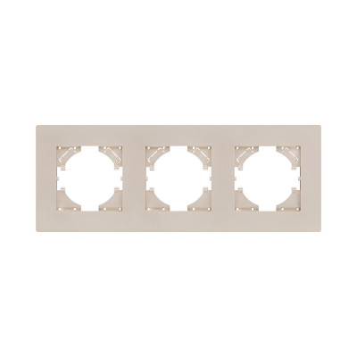 Рамка 3-постовая, золотой Kollinger Aspekt AT3GD