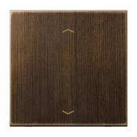 Клавиша для KNX кнопки, 1 группа, с символами "стрелки"; металл; латунь Antik, ME101PAT Клавиша для KNX кнопки, 1 группа, с символами "стрелки"; металл; латунь Antik, ME101PAT