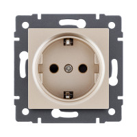 Розетка штепсельная SCHUKO 16A/250 В, золотой Kollinger REA-002GD для Aspekt, Eleganz, Reflex