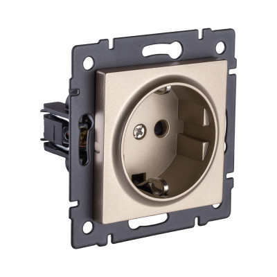 Розетка штепсельная SCHUKO 16A/250 В, золотой Kollinger REA-002GD для Aspekt, Eleganz, Reflex