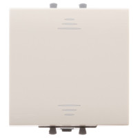 4405102 - ДКС Выключатель одноклавишный модульный, "Avanti", "Ванильная дымка", 2 модуля