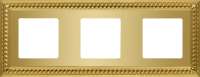 FD01233OB Fede Sevilla Рамка 3-ная, Bright Gold