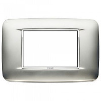 20683.C23 - Vimar Накладка с закруглениями для 3 модулей хром сатинированый