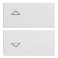 Vimar Две клавиши 2М для автоматизации, с символом "стрелка",белые, 20752.2.B