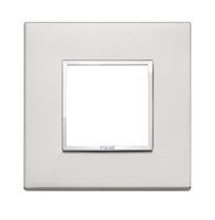 Vimar Накладка Eikon Evo на 2 модуля, серебро, 21642.07.01