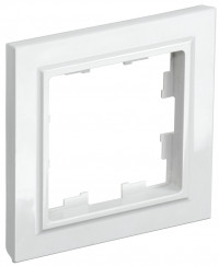 BRITE Рамка 1-мест. РУ-1-БрБ бел. IEK, BR-M12-K01