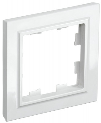 BRITE Рамка 1-мест. РУ-1-БрБ бел. IEK, BR-M12-K01
