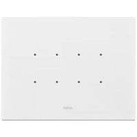 Vimar Накладка EIKON TACTIL для 4 модулей, горный лёд ( мин. 20 шт.), 21664.41