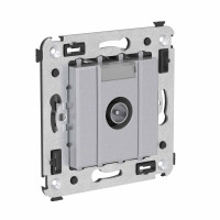 4404523 - ДКС Розетка TV оконечная в стену, "Avanti", "Закаленная сталь"