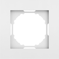 Donel A07 матовый белый рамка 1-я, серия DB, DE21133