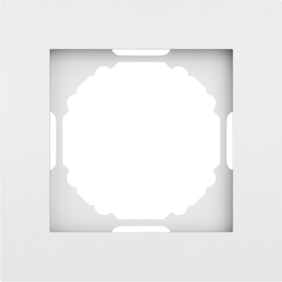 Donel A07 матовый белый рамка 1-я, серия DB, DE21133