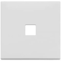 Vimar Накладка плоская, 2 модуля на 1 кнопку, Flat, белая матовая, 22682.1.01