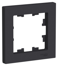 ATN001001 - ATLASDESIGN 1-постовая РАМКА, КАРБОН, Systeme Electric