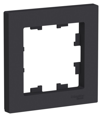 ATN001001 - ATLASDESIGN 1-постовая РАМКА, КАРБОН, Systeme Electric