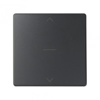 Simon 82 Графит Накладка на 3-х позицион. мех.управл. работой жалюзи, S82,82Нат,82Дет, 82033-38