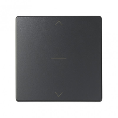 Simon 82 Графит Накладка на 3-х позицион. мех.управл. работой жалюзи, S82,82Нат,82Дет, 82033-38