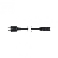 Simon Connect Графит Кабель 2м 3x1,5мм, разъёмы Quick Connection "мама - вилка Schuko", CR1020-14