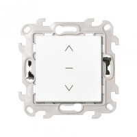 Simon 24 Белый Выключатель жалюзи 3-позиционный 10A 250В~, 2420333-030