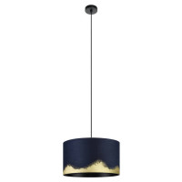 39973 Подвесной потолочный светильник (люстра) CASUARITA, 1x40W, E27, H1500, ?380, сталь, черный/тек