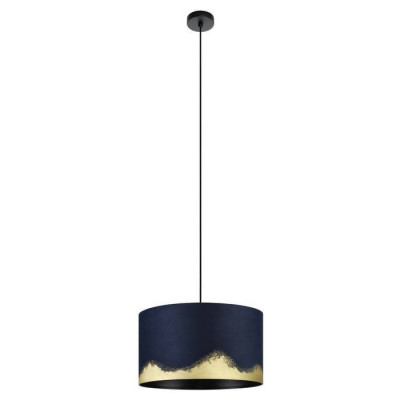 39973 Подвесной потолочный светильник (люстра) CASUARITA, 1x40W, E27, H1500, ?380, сталь, черный/тек