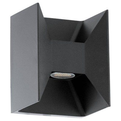 93319 Уличный светодиодный светильник настенный MORINO, 2х2,5W(LED), нерж. сталь, алюминий, антрацит