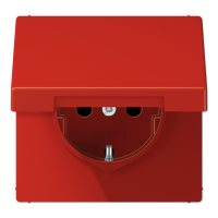 SCHUKO розетка с защитой от детей и крышкой, LS1520BFKIKLRT