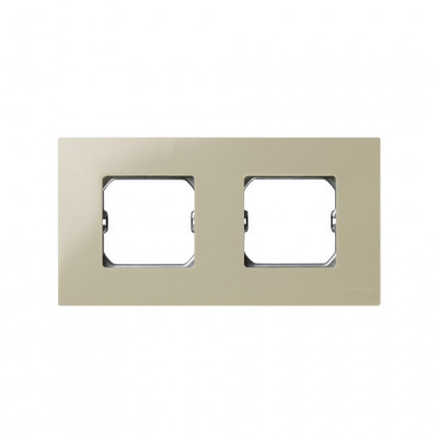 Simon Рамка-база 2 поста, S27Pl, сл.кость, 2700620-031