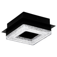 99324 Светод. настенно-потол. светильник FRADELO 1, 1х4W (LED), 140х140, сталь, черный//пластик с кри