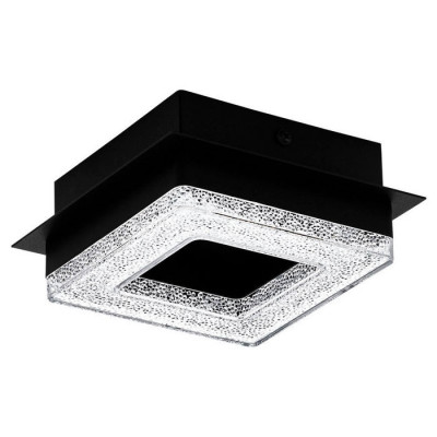 99324 Светод. настенно-потол. светильник FRADELO 1, 1х4W (LED), 140х140, сталь, черный//пластик с кри