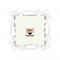 Simon Розетка RJ45 кат 5e UTP, сл кость, 2410598-031