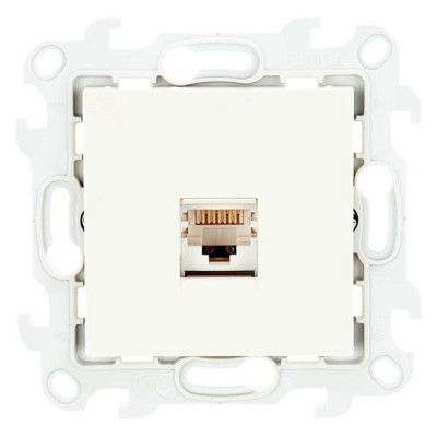 Simon Розетка RJ45 кат 5e UTP, сл кость, 2410598-031