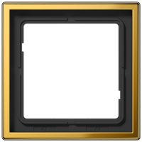 Рамка для вертикальной и горизонтальной установки, 1 пост; металл; покраска под золото; GO, GO2981