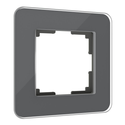 Werkel W0012440/ Рамка на 1 пост Elite (графит, стекло), a057878