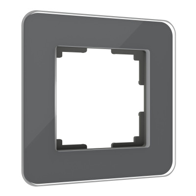 Werkel W0012440/ Рамка на 1 пост Elite (графит, стекло), a057878